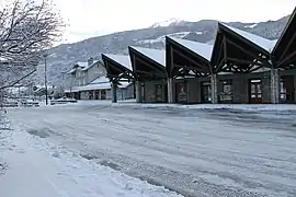 Bâtiment voyageurs et gare routière le 28 janvier 2019.