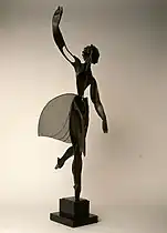 Danseuse, 1929, cuivre et toile métallique