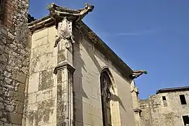 Gargouilles de la chapelle du château.