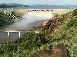 Le barrage de Gariep en 2011