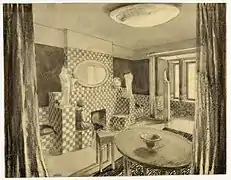 Aménagement intérieur imaginé par Tony Garnier en 1922.
