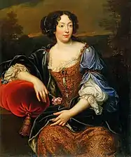 Portrait d'Élisabeth Marguerite d'Orléans (Isabelle d'Orléans). Varsovie.