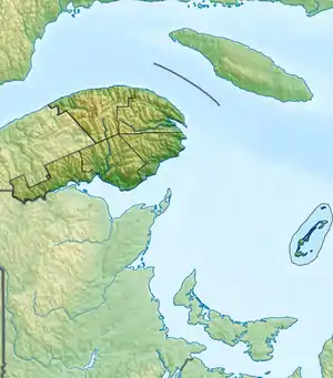 Voir sur la carte topographique de Gaspésie–Îles-de-la-Madeleine