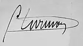 signature de Gaston Durmon