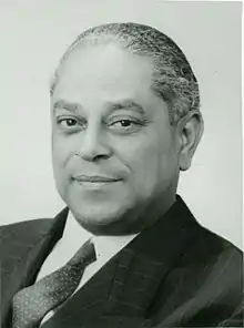 Gaston Monnerville, Résistant et Président du Sénat de 1958 à 1968.