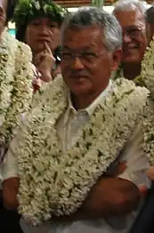 Gaston Tong Sang, président de la Polynésie française entre 2006 et 2011.