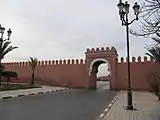 Bab er-Rih, la porte orientale du Mechouar intérieur, près de l'entrée du Palais Royal