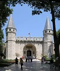Porte des salutations palais de Topkapı.