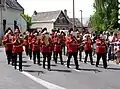 La fanfare des pompiers volontaires a ouvert le cortège de Gauchy en mai 2009.