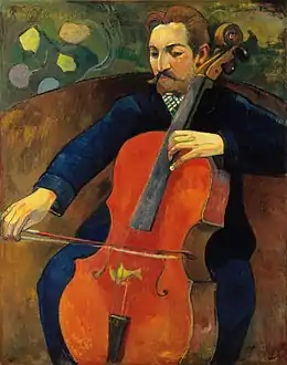 Paul Gauguin, Le Violoncelliste (1894).