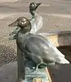 Fontaine aux canards à Berlin.