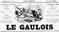 Titre du Gaulois dessiné par Dumoulin (1858)