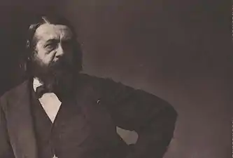Théophile Gautier photographié par Bertall.
