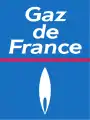 Logo de Gaz de France du 1er janvier 1988 au 28 octobre 2002.