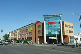 Un hypermarché Real dans un centre commercial à Dantzig en Pologne.