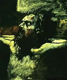 Nikolaï Gay, Tête du Christ au Golgotha.