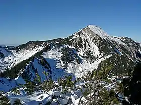 Le sommet du Geigelstein vu depuis le Breitenstein