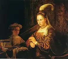 Femme à sa toilette (attribué)Musée de Poznan