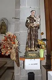Statue de saint Antoine.