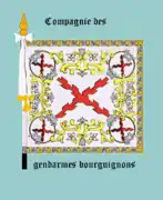 étandart des gendarmes bourguignons