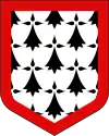 Écusson de la région de gendarmerie du Limousin reprenant les armoiries de la province du même nom.