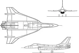 vue en plan de l’avion