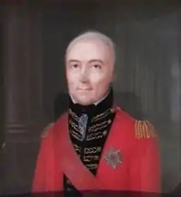 Portrait de Sir George Beckwith, à mi-corps, en uniforme, 1809.
