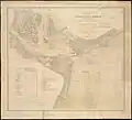 carte générale des lieux montrant les défenses et obstructions confédérées.