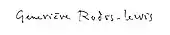 signature de Geneviève Rodis-Lewis