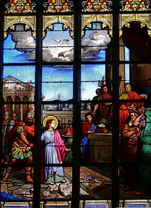Le Jugement de sainte Eulalie (1871), Genillé, église Sainte-Eulalie.
