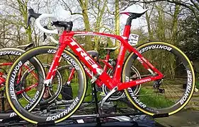 Vélo Trek Madone utilisé lors du Circuit Het Nieuwsblad.