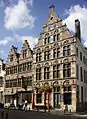 Des maisons flamandes de style Renaissance tardive à Gand, Belgique.