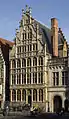 La maison des francs-bateliers (1531) du Graslei de Gand, de style gothique brabançon évoluant vers la Renaissance.