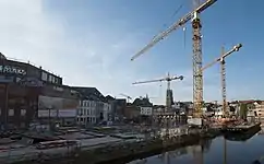 Le chantier en avril 2014