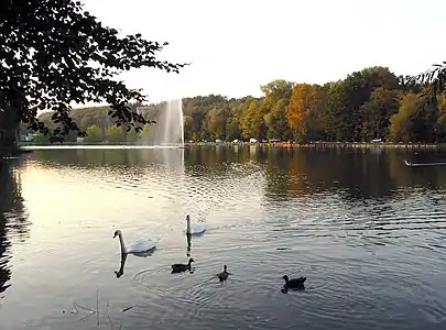 Le lac de Genval.