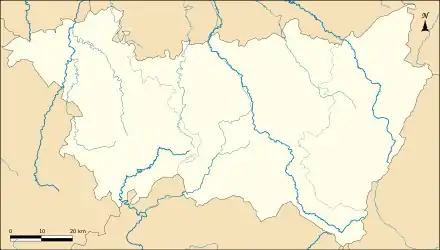 Voir sur la carte administrative des Vosges