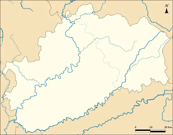Voir sur la carte administrative de la Haute-Saône