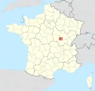 Carte des départements français.