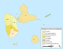 Géologie de la Guadeloupe.