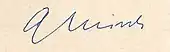 signature de Georg Misch