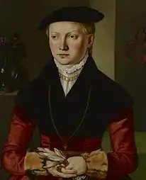 14. Jeune fille, vers 1545.