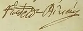 signature de Geórgios Ainián