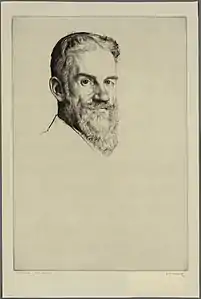 George Bernard Shaw (1907), Aberystwyth, Bibliothèque nationale du pays de Galles.