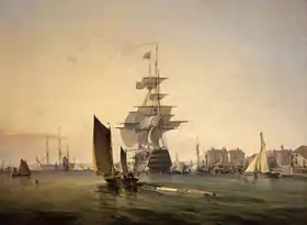 illustration de HMS Britannia (1820)