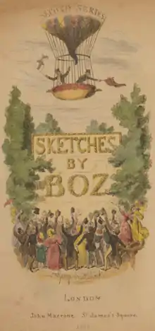 Premier grand texte de Charles Dickens, illustrateur célèbre
