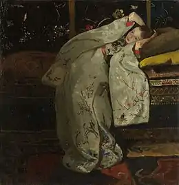 Fille en kimono blanc, George Hendrik Breitner (1894).