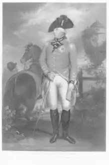 Portrait de George III d'après Beechey, Bibliothèque du Congrès