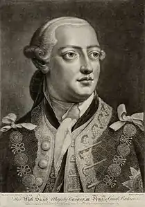 Portrait de George III of the United Kingdom (1738-1820), 1762, National Portrait Gallery.