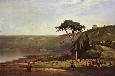 Lac d'Albano, George Inness, 1869