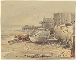 Beached Vessel, vers 1880, National Gallery of Art